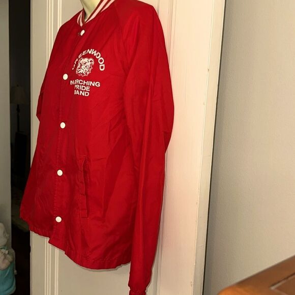 Vintage 60s/70s Red Greenwood Marching Band Windbreaker Jacket - Picture 10 of 10